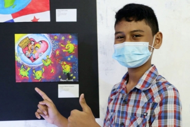 Fundamorgan realizó concurso de dibujo “El virus lo paras tú”