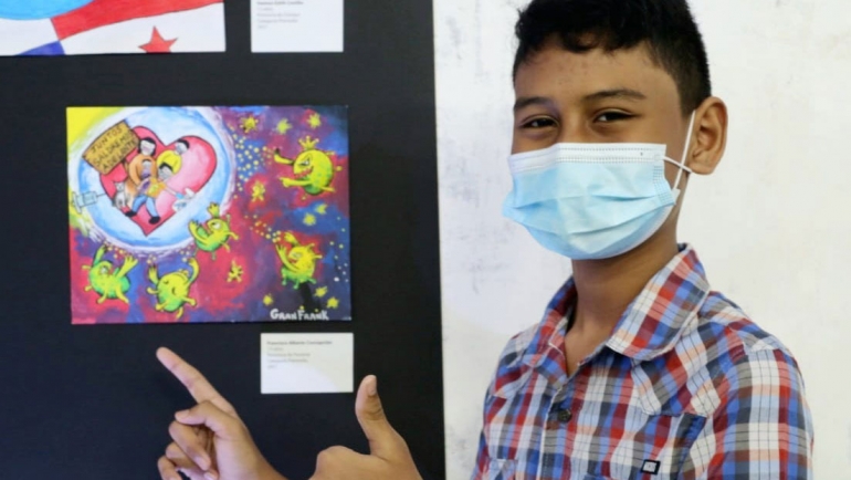 Fundamorgan realizó concurso de dibujo “El virus lo paras tú”