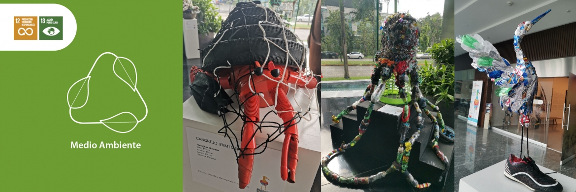 Exposición de obras ganadoras del Concurso “Reciclar es Cultura”