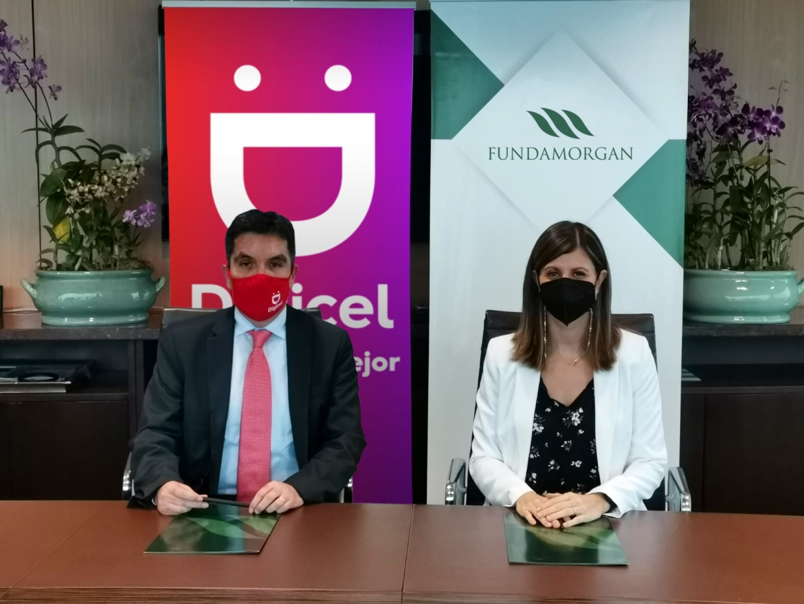 Digicel y FUNDAMORGAN firmaron un acuerdo para la sensibilización y prevención de la violencia de género en Panamá